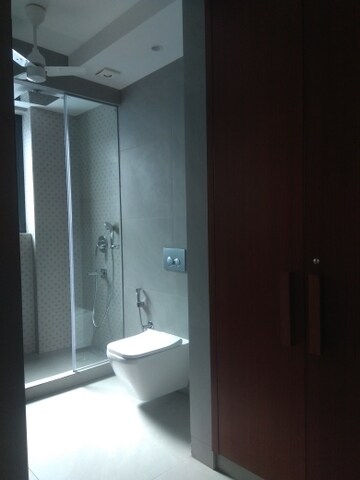 Bathroom in 4 BHK Builder Floor at New Friends Colony – for Rent