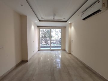 Living Room in 3 BHK Apartment at Chittaranjan Park – for Rent