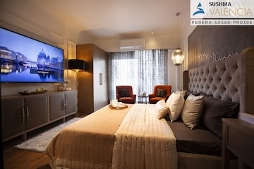 Bedroom in 3 BHK Apartment at Sushma Valencia, International Airport Road – for Sale