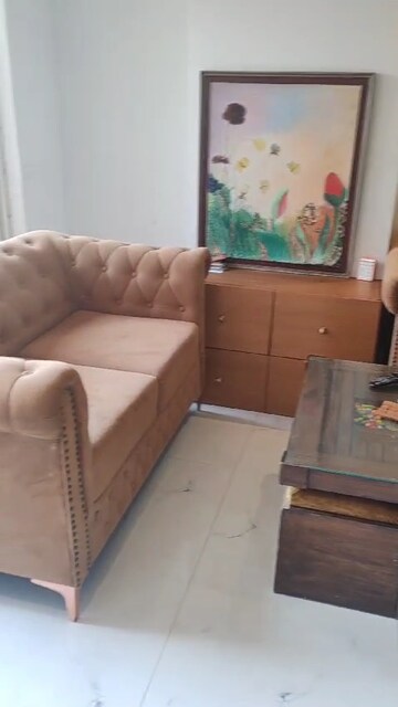 Living Room in 3 BHK Apartment at Mohini Castle, Khar West – for Rent