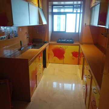Kitchen in 3 BHK Apartment at Omkar Veda Exclusive, Parmanand Wadi – for Rent