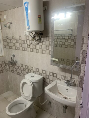 Bathroom in 3 BHK Apartment at Amrapali Leisure Park, Amrapali Leisure Valley – for Rent