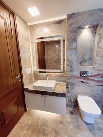 Bathroom in 4 BHK Apartment at Saket – for Rent