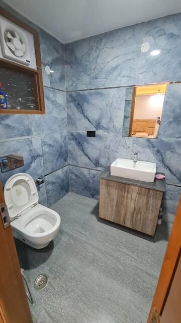 Bathroom in 2 BHK Builder Floor at Paryavaran Complex – for Rent