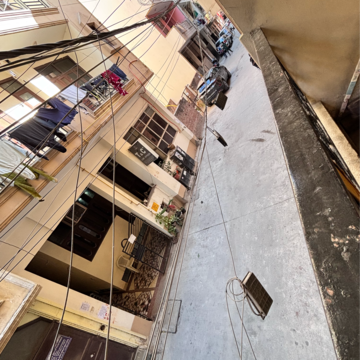 Balcony in 2 BHK Builder Floor at Malviya Nagar – for Rent