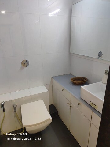 Bathroom in 2 BHK Apartment at Omkar Meridia, Kurla West – for Rent
