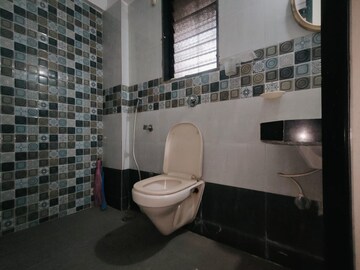 Bathroom in 2 BHK Apartment at Vastu Chhaya Apartment, Kopar Khairane – for Rent