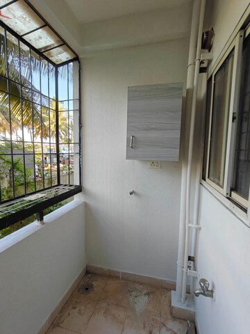 Balcony in 2 BHK Apartment at Nirman Sonestaa Silver Oak, Thubarahalli – for Rent