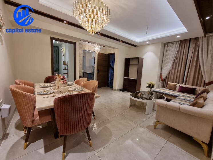 Living Room, vip road 3 Bedroom 1800 Sq.Ft. Apartment In Vip Road Zirakpur 8377842