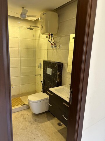 Bathroom in 3 BHK Builder Floor at South Extension ii – for Rent