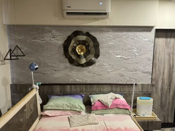 Master Bedroom in 2 BHK Apartment at Lalani Grandeur, Goregaon East – for Rent