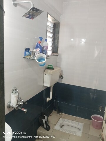 Bathroom in 2 BHK Apartment at Dnyaneshwari Apartment, Ghansoli – for Rent