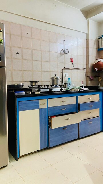 Kitchen in 2 BHK Apartment at Raj Arcade II, Kandivali West – for Sale