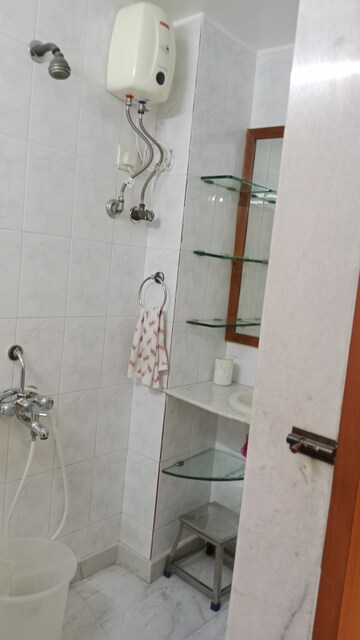 Bathroom in 2 BHK Apartment at Silver Sand CHS, Andheri West – for Rent