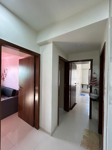 Building Lobby in 3 BHK Apartment at Gandhi Vraj Residency 2, Science City – for Sale