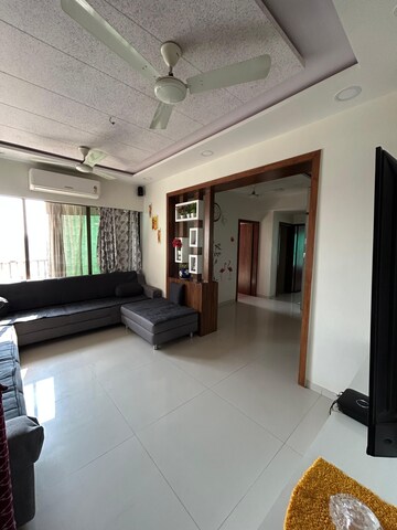 Living Room in 3 BHK Apartment at Gandhi Vraj Residency 2, Science City – for Sale