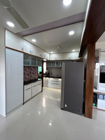 Kitchen in 3 BHK Apartment at Gandhi Vraj Residency 2, Science City – for Sale