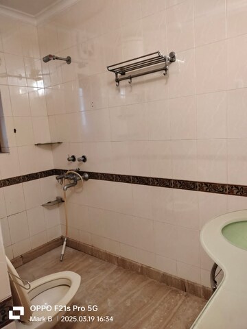 Bathroom in 2 BHK Apartment at Vasant Kunj – for Rent