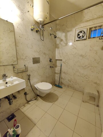 Bathroom in 2 BHK Apartment at Vasant Kunj – for Rent