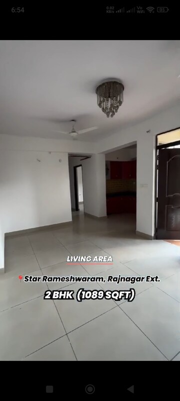 2 BHK Apartment For Sale in Star Rameshwaram, Raj Nagar Extension