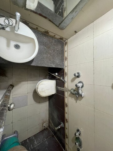 Bathroom in 1 BHK Apartment at Evershine Woods, Mira Road – for Rent