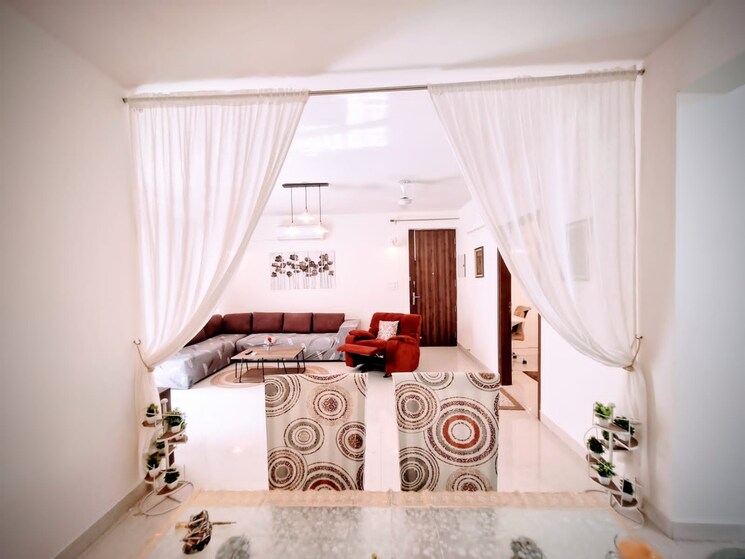 Living Room, prestige-park-view 2 Bedroom 1272 Sq.Ft. Apartment In Whitefield Bangalore 8379216