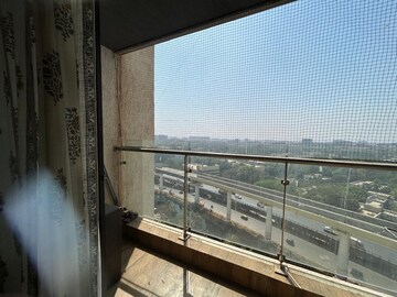 Balcony in 3 BHK Apartment at Mayfair Hillcrest, Powai – for Rent