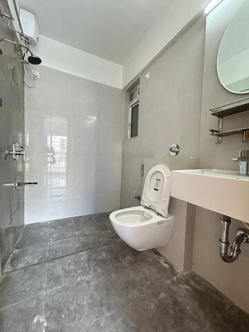 Bathroom in 3 BHK Apartment at Romell Serene, Borivali West – for Rent