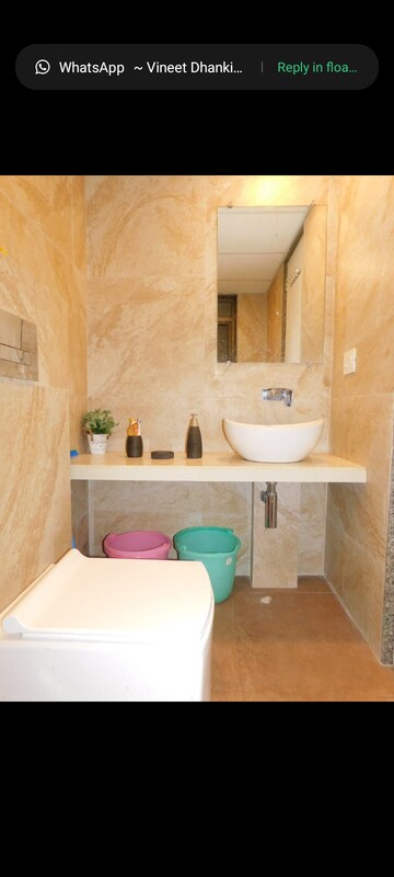 Bathroom in 2 BHK Apartment at Kanakia Silicon Valley, Powai – for Rent