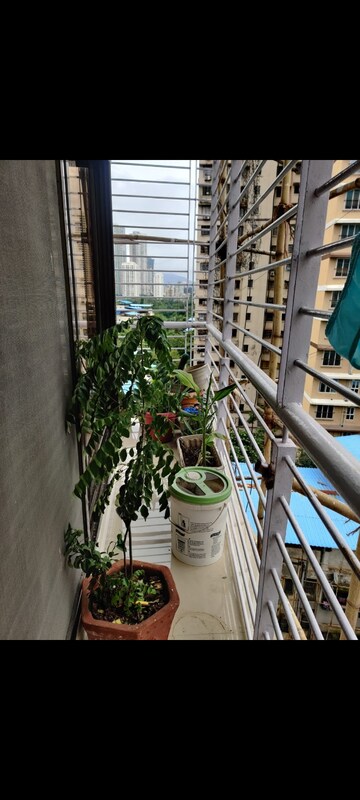 Balcony in 1 BHK Apartment at Shubh Kamana CHS, Bhandup East – for Rent