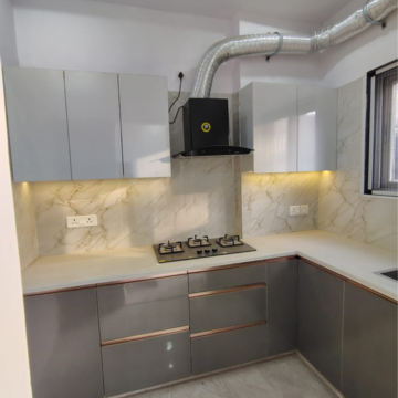 Kitchen in 2 BHK Builder Floor at Chittaranjan Park – for Rent