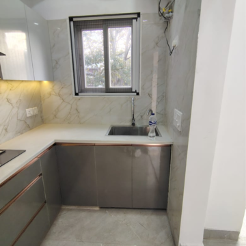 Kitchen in 2 BHK Builder Floor at Chittaranjan Park – for Rent