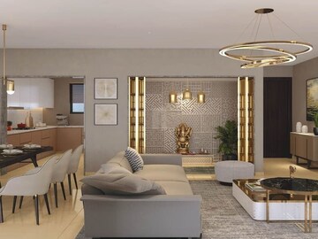Living Room in 5 BHK Apartment at Birla Niyaara, Worli – for Sale