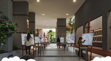 Living Room in 3.5 BHK Apartment at Radhey Skye, Velmala – for Sale
