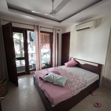 Bedroom in 3 BHK Builder Floor at East Of Kailash – for Rent