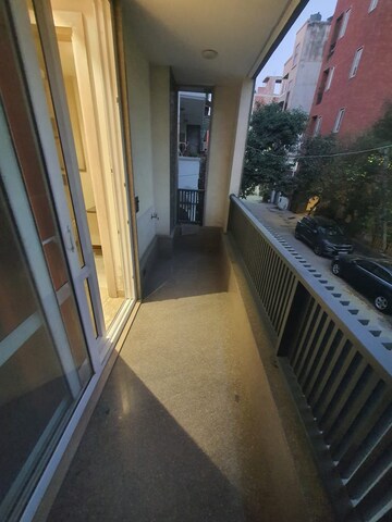 Balcony in 2 BHK Builder Floor at East Of Kailash – for Rent