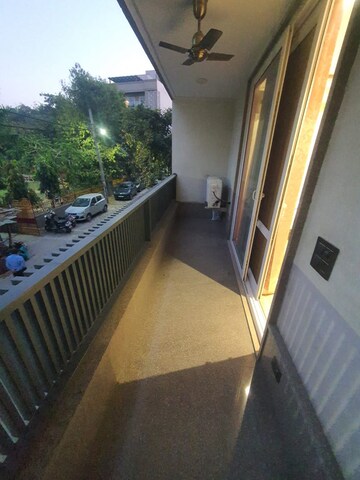 Balcony in 2 BHK Builder Floor at East Of Kailash – for Rent