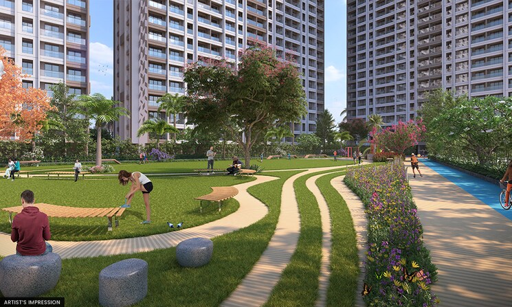 Garden, regency-luxuria 3 Bedroom 1550 Sq.Ft. Apartment In Dombivli East Thane 8379570