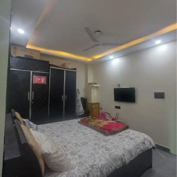 Bedroom in 1.5 BHK Builder Floor at Kalkaji – for Rent