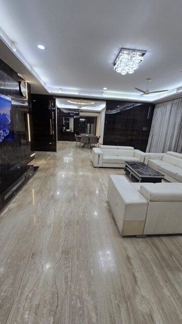 Living Room in 4 BHK Penthouse at Vesu – for Sale