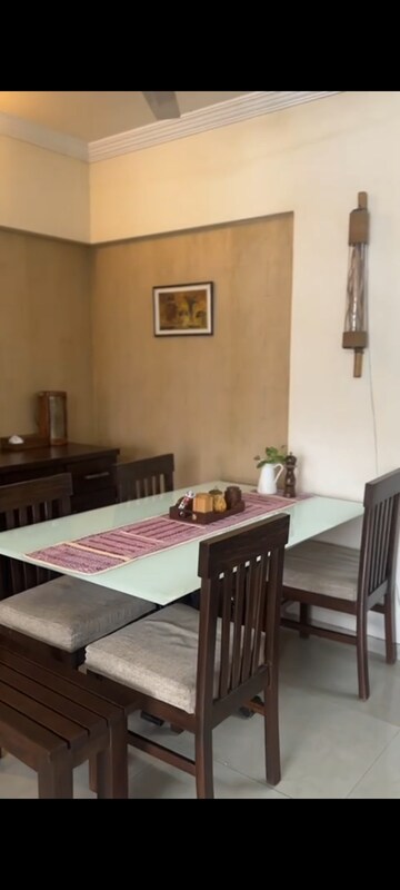 Living Room in 3 BHK Apartment at Dheeraj Heritage Residency, Santacruz West – for Rent