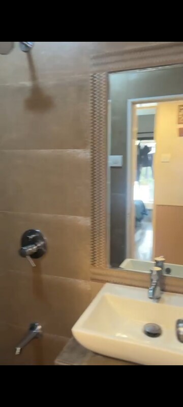 Bathroom in 3 BHK Apartment at Dheeraj Heritage Residency, Santacruz West – for Rent