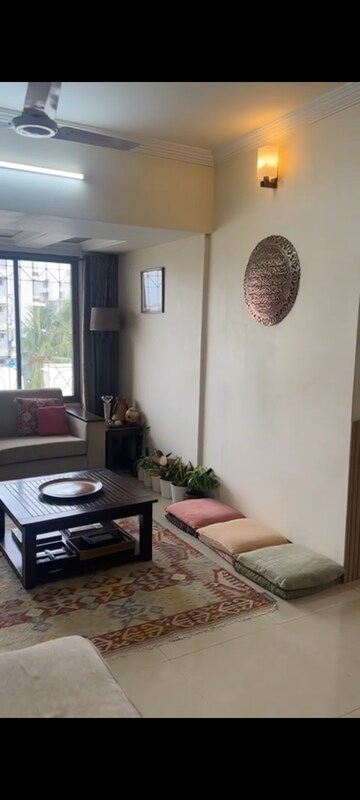 Living Room in 3 BHK Apartment at Dheeraj Heritage Residency, Santacruz West – for Rent