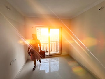 Living Room in 1 BHK Apartment at Raunak Bliss, Ghodbunder Road – for Sale