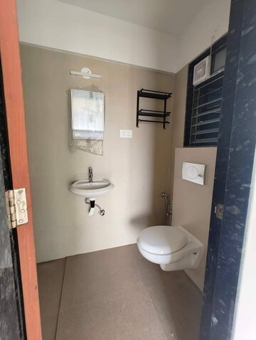 Bathroom in 3 BHK Apartment at Je And Vee Om Trimurti, Malad East – for Rent