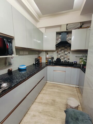 Kitchen in 3 BHK Builder Floor at Shivalik Colony – for Rent