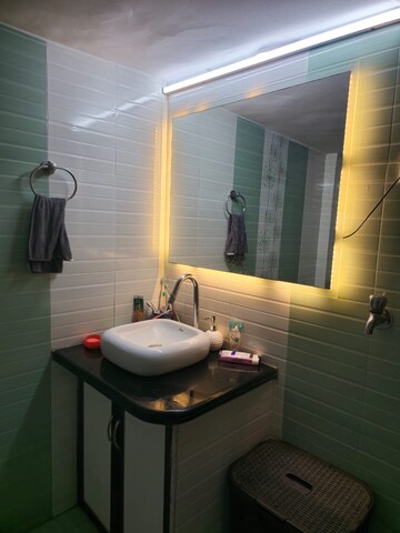 Bathroom in 2 BHK Apartment at Vile Parle Mahaveer, Vile Parle West – for Rent