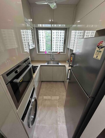 Kitchen in 1 BHK Apartment at Hiranandani Regent Hill, Powai – for Rent