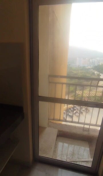 Balcony in 2 BHK Apartment at Bharat Ecovistas, Shilphata – for Rent