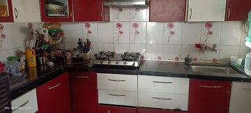 Kitchen in 3 BHK Apartment at Rachana Beverly Hills, Baner – for Rent